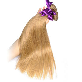 Porcellana Estensione vergine diritta colorata dei capelli di colore di trama #27 del tessuto dei capelli di Ombre del brasiliano fornitore