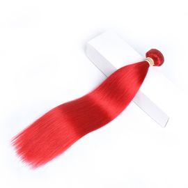 Porcellana A 12-26 pollici di trama dei capelli vergini del tessuto dei capelli di Ombre di colore rosso di modo fornitore