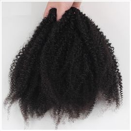 Porcellana Pacchi vergini peruviani ricci crespi di cucito materiali dei capelli di afro del tessuto dei capelli vergini di alta qualità buoni fornitore