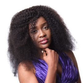 Porcellana capelli ricci crespi di afro peruviano vergine umano non trattato dei capelli del grado 7A per le donne di colore fornitore