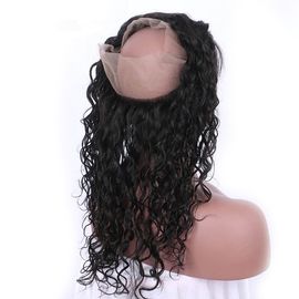 Porcellana Mano frontale della chiusura del pizzo naturale reale di Wave 360 legata con i capelli del bambino fornitore