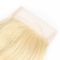 Chiusura svizzera diritta del pizzo di colore biondo brasiliano reale dei capelli #613 con i capelli del bambino fornitore