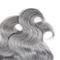 I pacchi indiani vergini dei capelli umani, capelli grigi di Ombre impacchetta un'estremità completa dei due toni fornitore