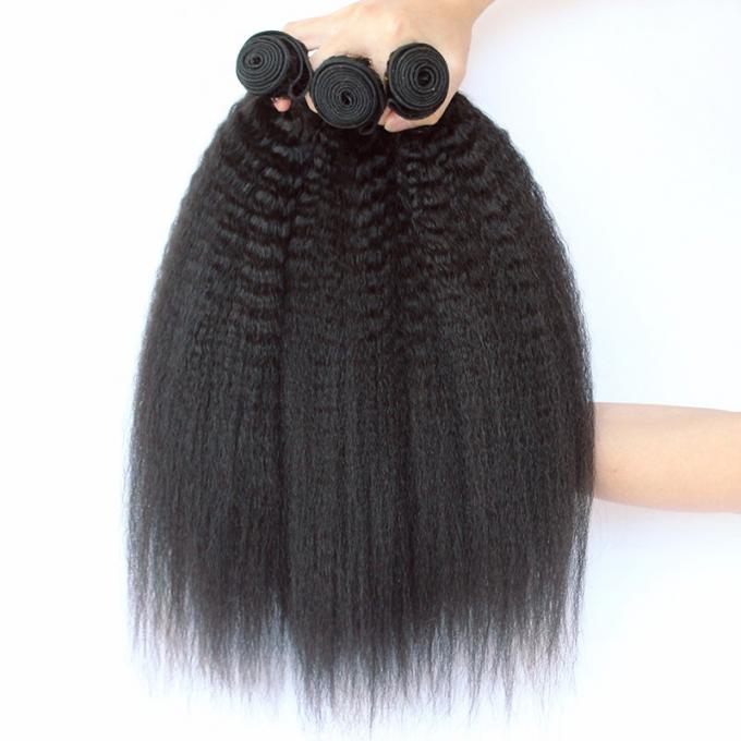 I capelli peruviani del grado dei capelli 9a di Qingdao impacchettano la struttura diritta crespa 10" a 30'