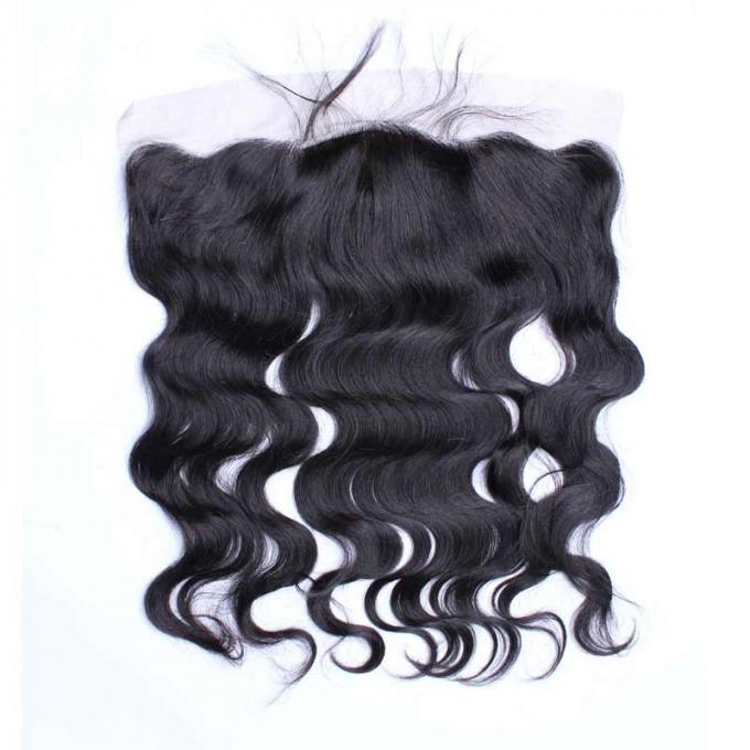 Parrucche della parte anteriore del pizzo dei capelli umani del brasiliano 100 con colore del nero dei capelli del bambino