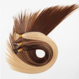 Porcellana Clip vergine di punta dell'essere umano V nelle estensioni per capelli sottili, colore puro dei capelli fornitore