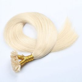 Porcellana Clip diritta dell'unghia nelle estensioni dei capelli, estensioni ricce dei capelli di punta dell'unghia fornitore