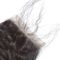 Il nero naturale del pizzo 4x4 dei capelli della chiusura della chiusura di separazione libera peruviana dei capelli umani fornitore