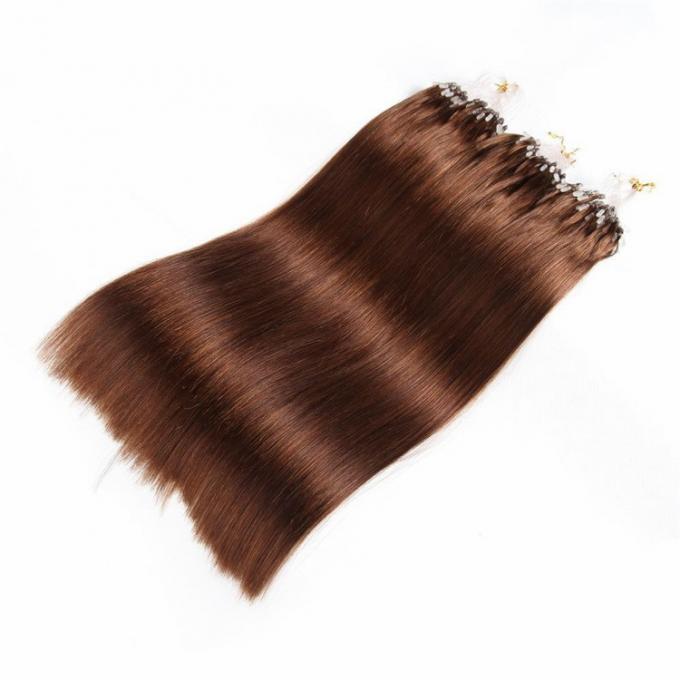 Clip di Brown scuro nel grado per le donne bianche, estensioni di estensioni 7A dei capelli dei capelli di fusione di Remy